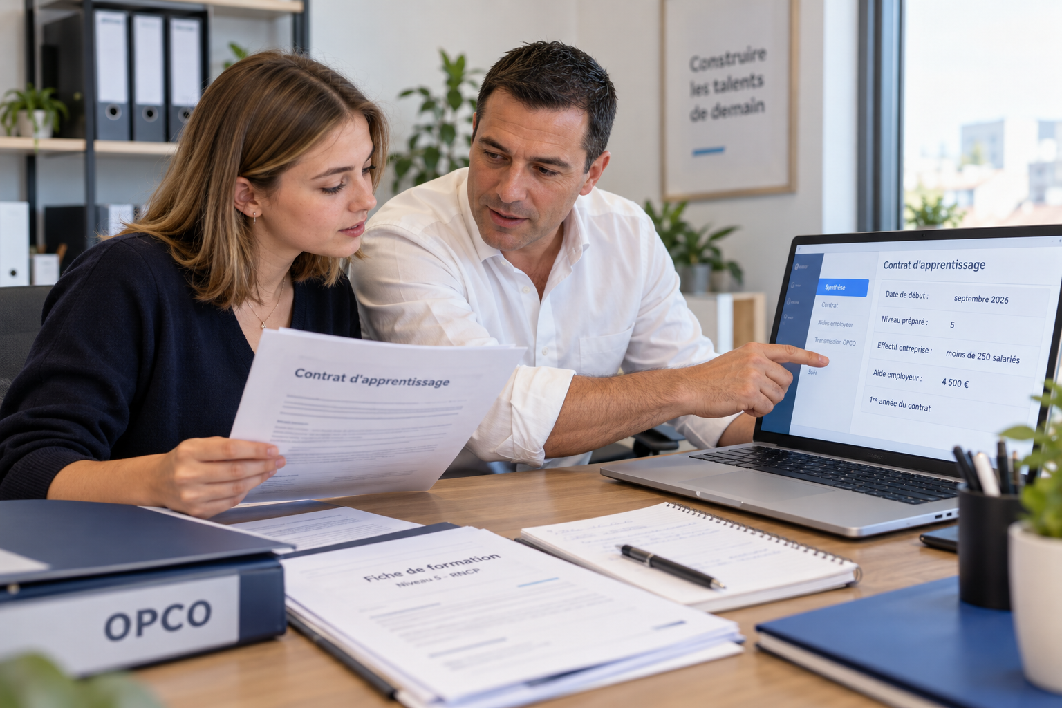 Aides à l’embauche d’un apprenti en 2026 : montants et conditions