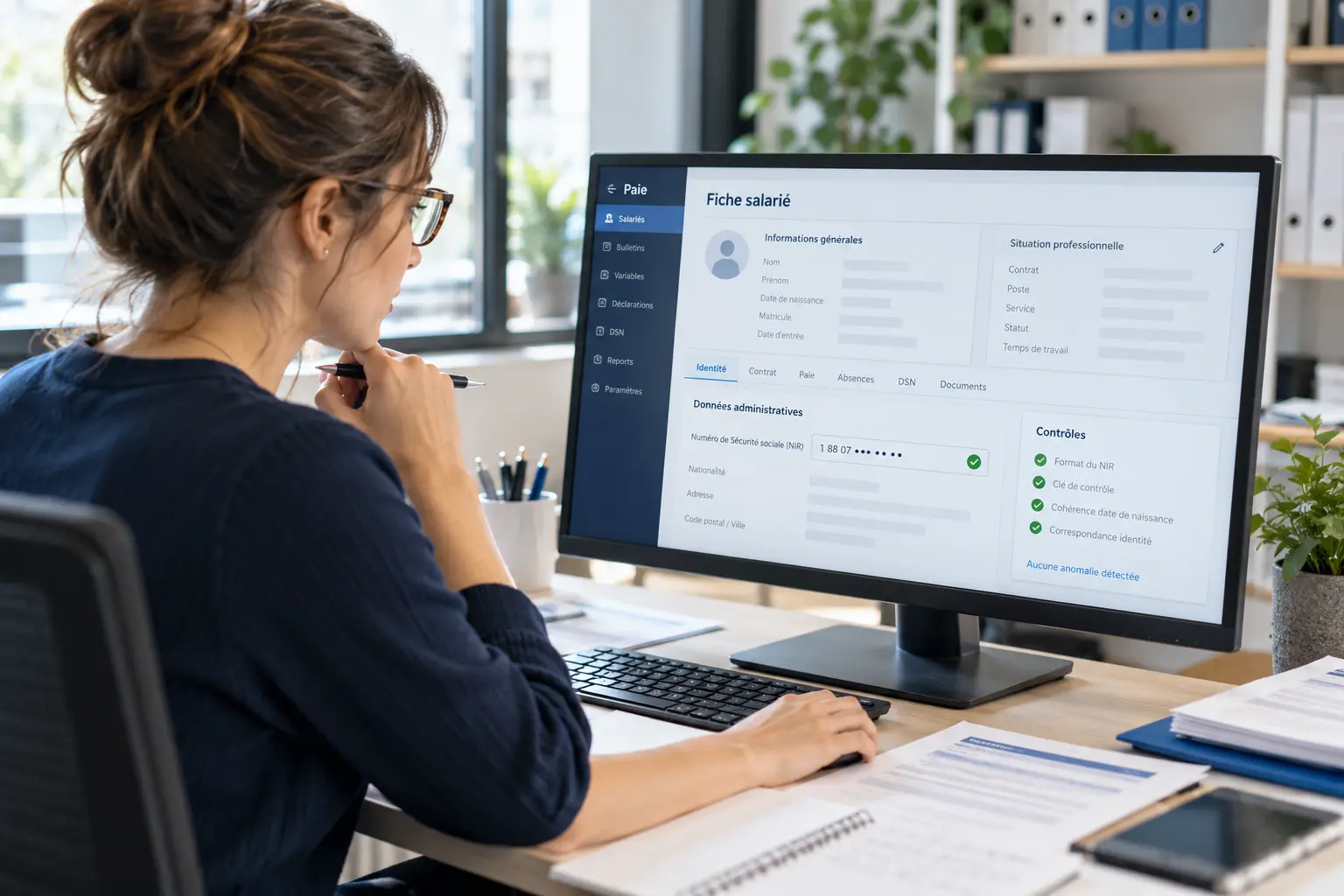 Clé NIR manquante en paie : comment la calculer et sécuriser la DSN ?