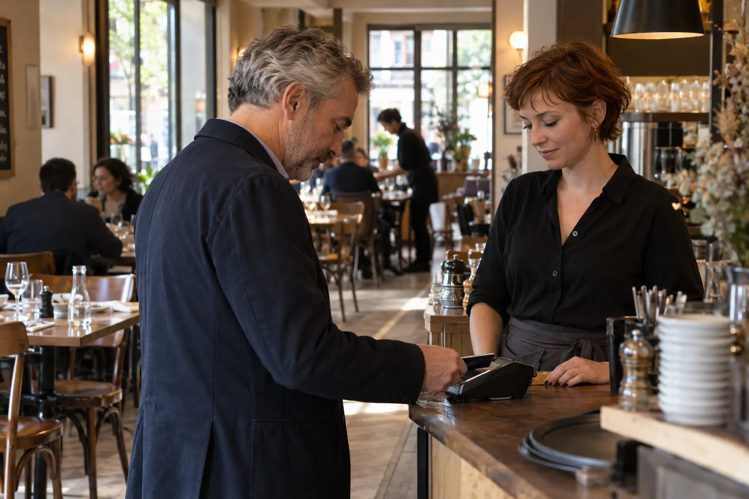 Exonération des pourboires dans un restaurant français